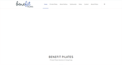 Desktop Screenshot of benefit-pilates.com
